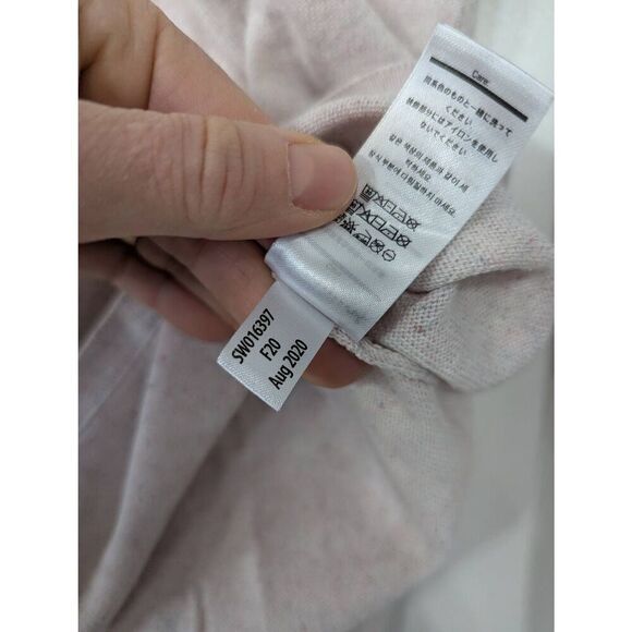 Smartwool Hooded Henley Sweater women's size Small blush pink Merino Wool blend - Picture 7 of 8